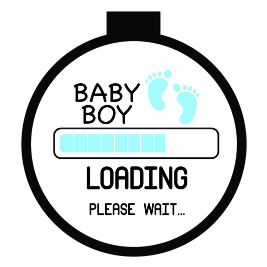 Party Puck Baby Boy Loading - A container that looks like a hockey Puck, Birthday Favor, Wedding  Favor, Custom Hockey Puck